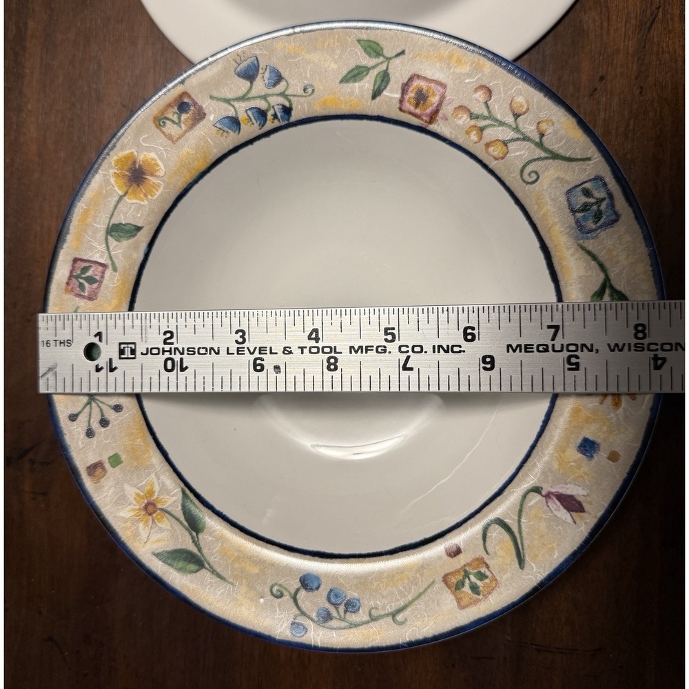Table Trendz By Sakura Floral Appliqué bowls Qty 2